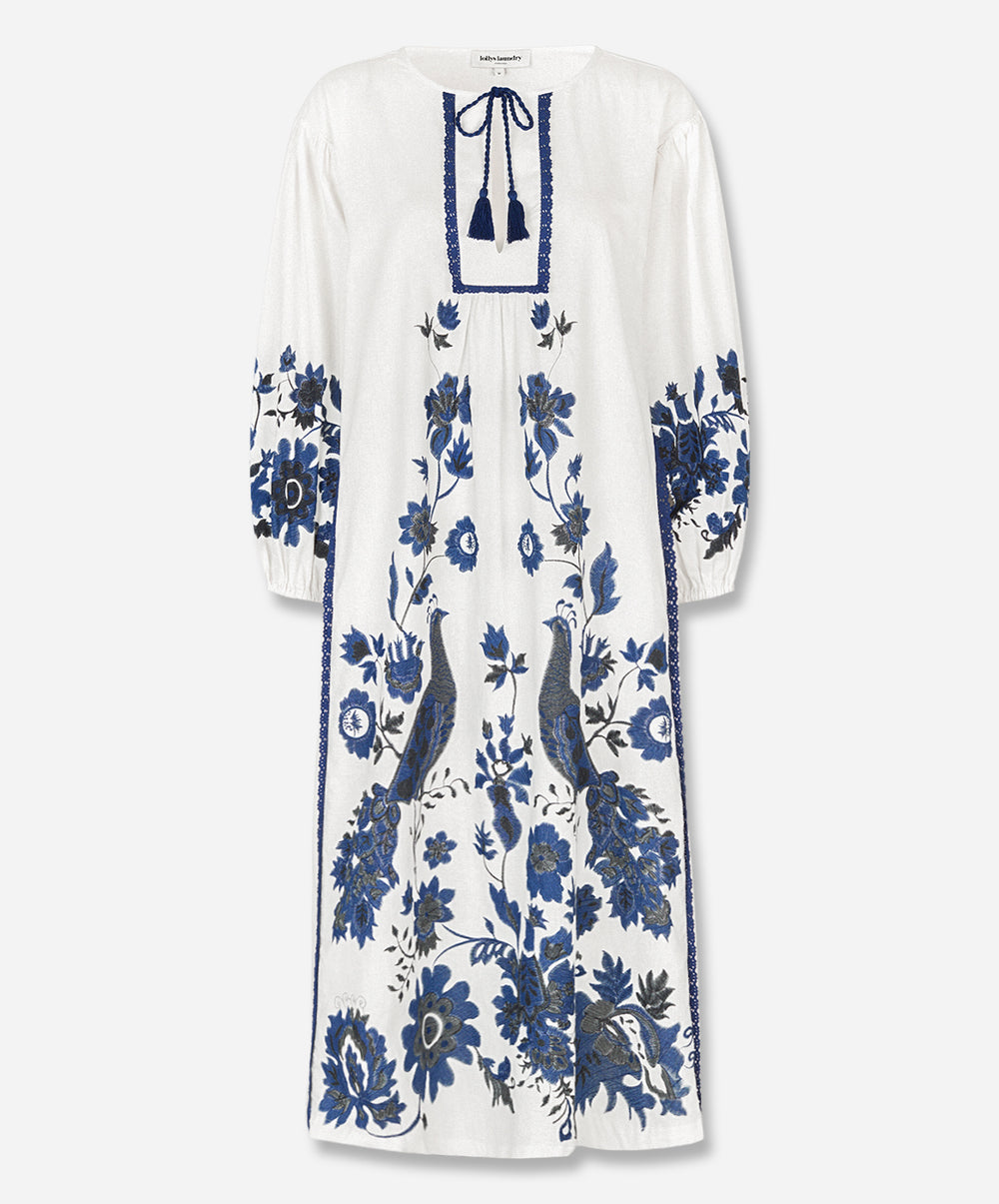 SiloLL Printed Cotton Maxi Dress