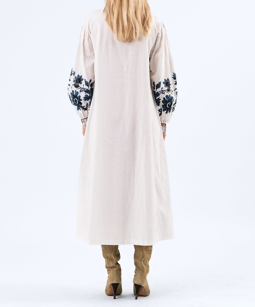 SiloLL Printed Cotton Maxi Dress