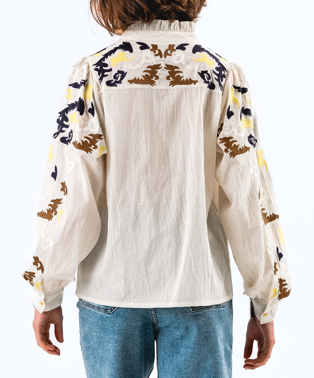 FengaLL Embroidered Cotton Shirt