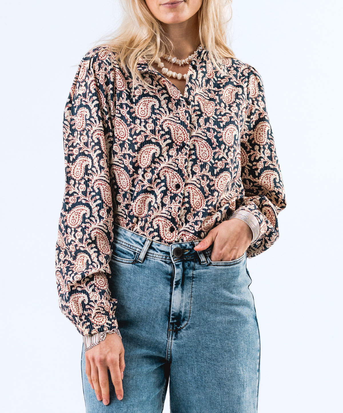 RiverLL Paisley-Print Shirt