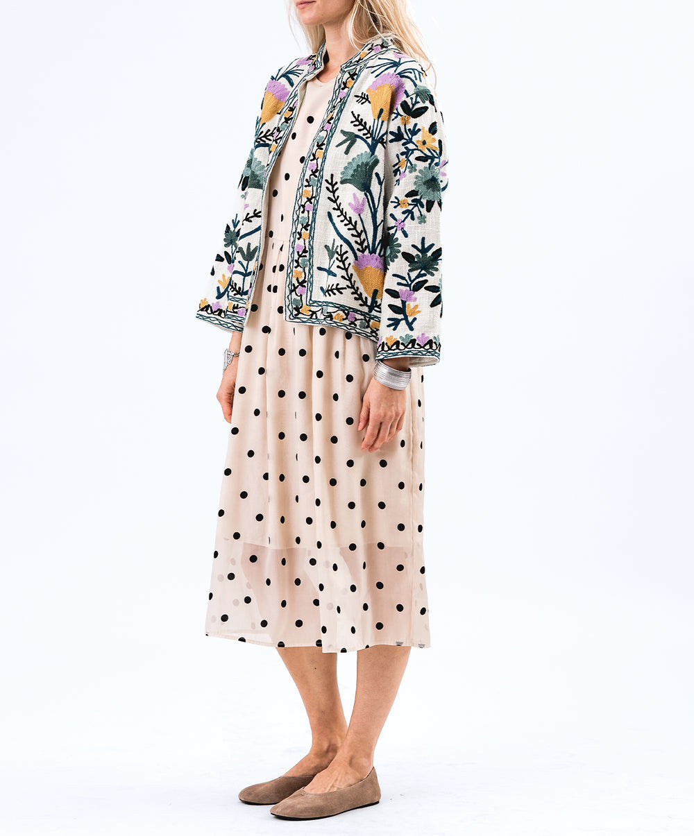 SadieLL Embroidered Cotton Jacket