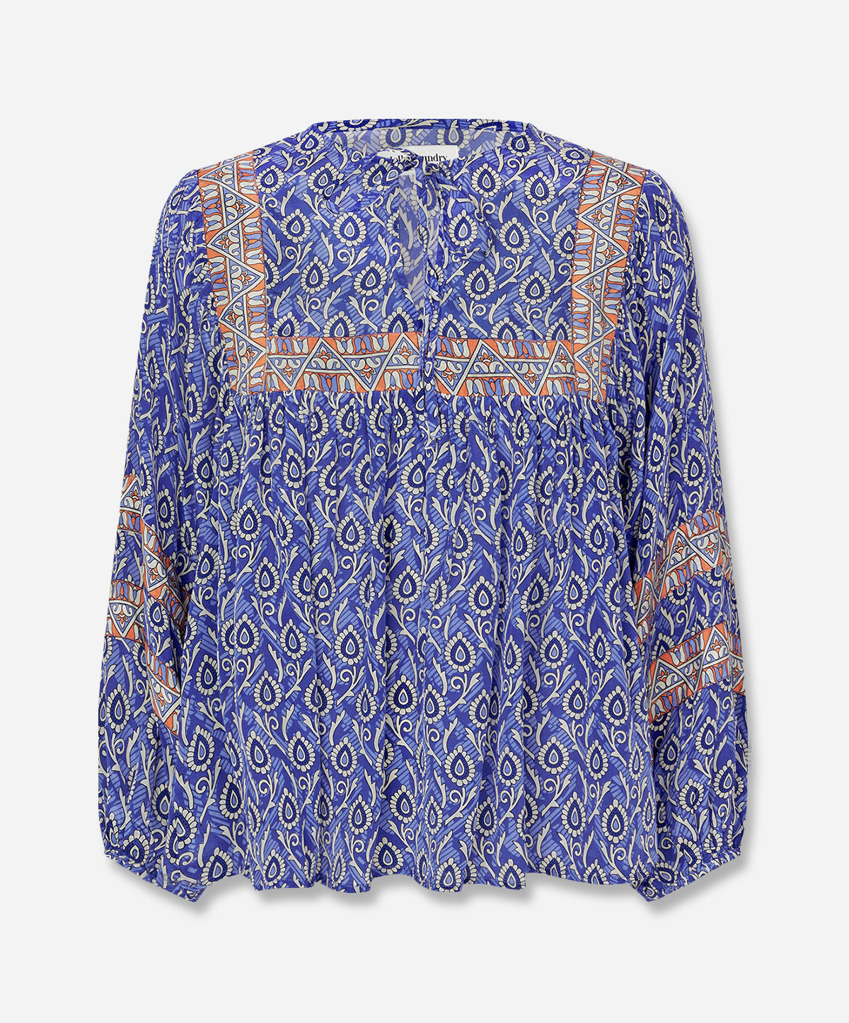 TeelLL Printed Satin Blouse