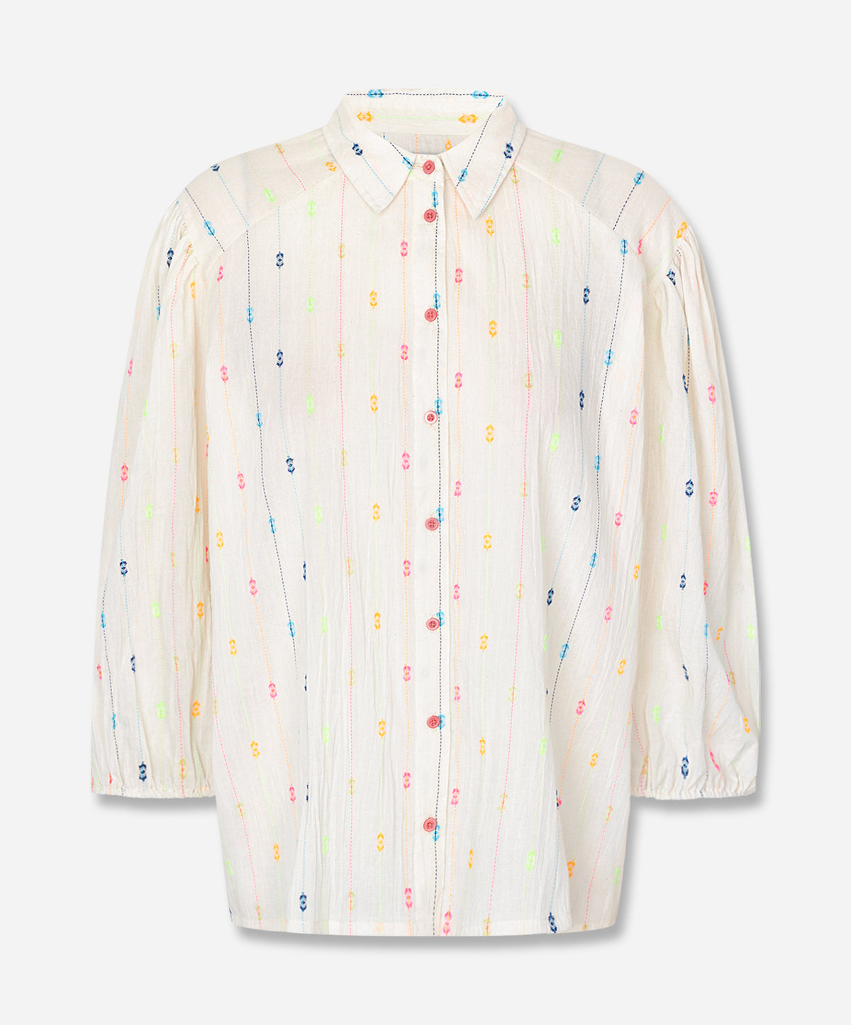 HeidiLL Embroidered Cotton Shirt