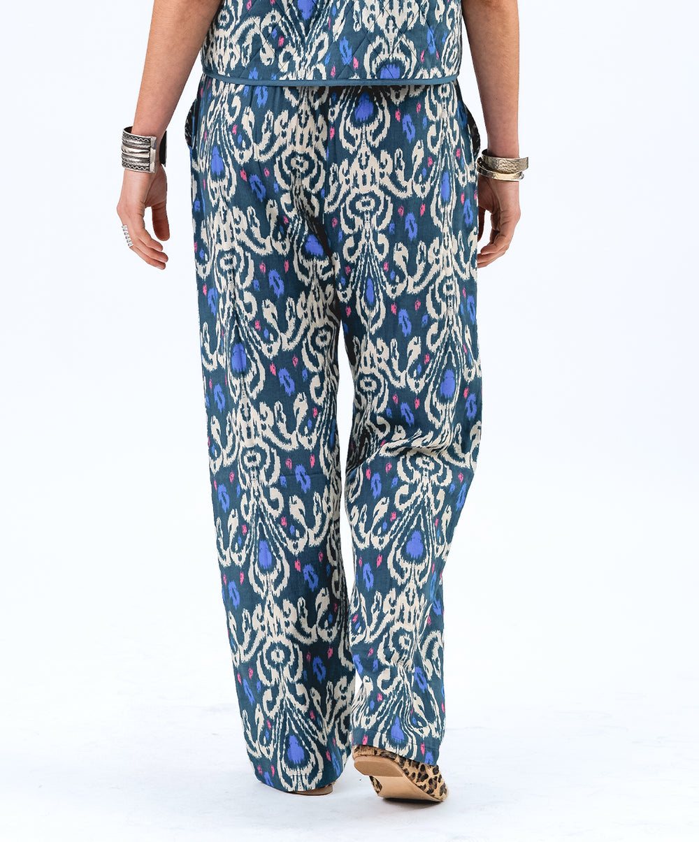 BillLL Paisley-Print Cotton Pants