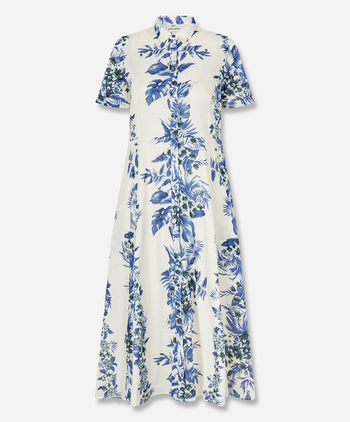 BlakeLL Floral-Print Voile Maxi Dress