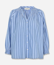 Load image into Gallery viewer, EloraLL 3/4 Sleeve Striped Cotton Shirt