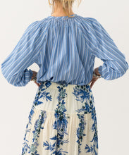 Load image into Gallery viewer, EloraLL 3/4 Sleeve Striped Cotton Shirt