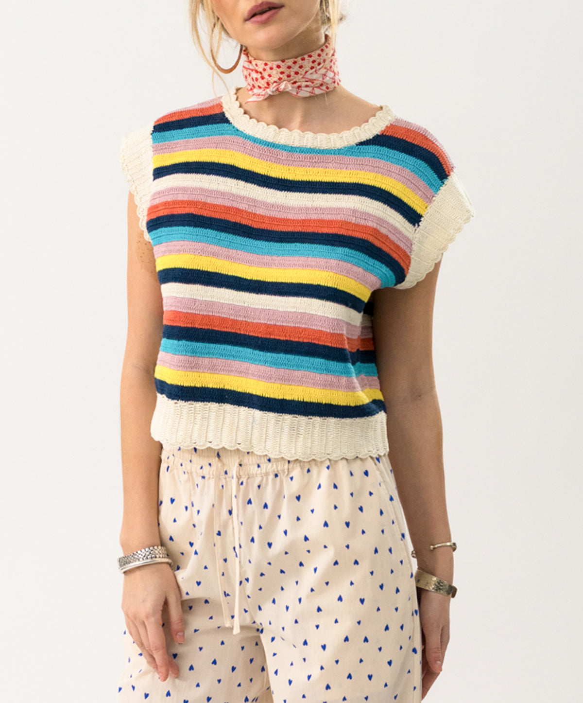 ChicagoLL Crocheted Cotton Top