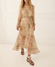 Load image into Gallery viewer, Damask Button Through Gown