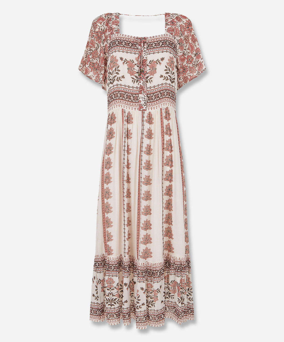 Petalwood Short Sleeve Maxi Dress