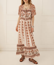 Load image into Gallery viewer, Petalwood Short Sleeve Maxi Dress