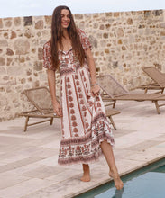 Load image into Gallery viewer, Petalwood Short Sleeve Maxi Dress