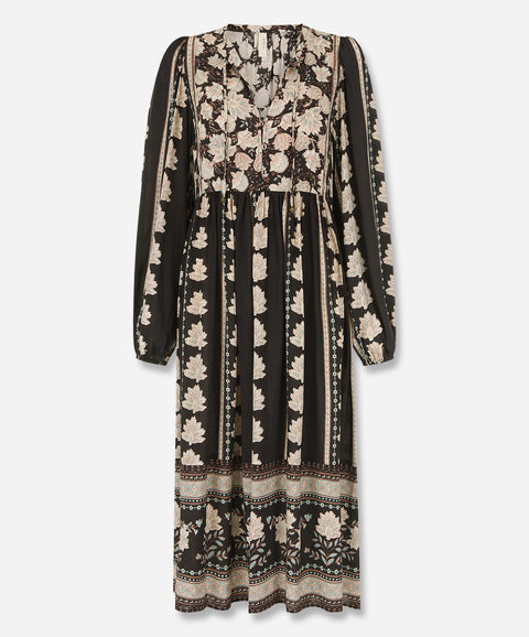 Petalwood Boho Midi Dress