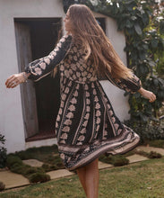 Load image into Gallery viewer, Petalwood Boho Midi Dress