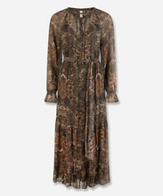 Load image into Gallery viewer, Damask Button Through Gown