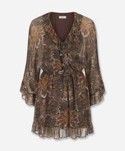 Load image into Gallery viewer, Damask Tunic Mini Dress