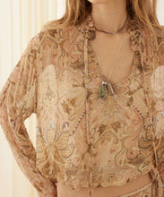 Load image into Gallery viewer, Damask Long Sleeve Blouse