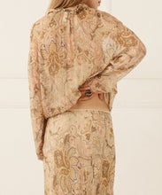 Load image into Gallery viewer, Damask Long Sleeve Blouse