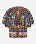 Embroidered Tapestry Blue
