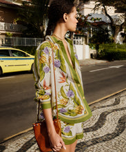 Load image into Gallery viewer, Tropical Scarf Sand Shirt