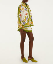 Load image into Gallery viewer, Tropical Scarf Sand Shirt