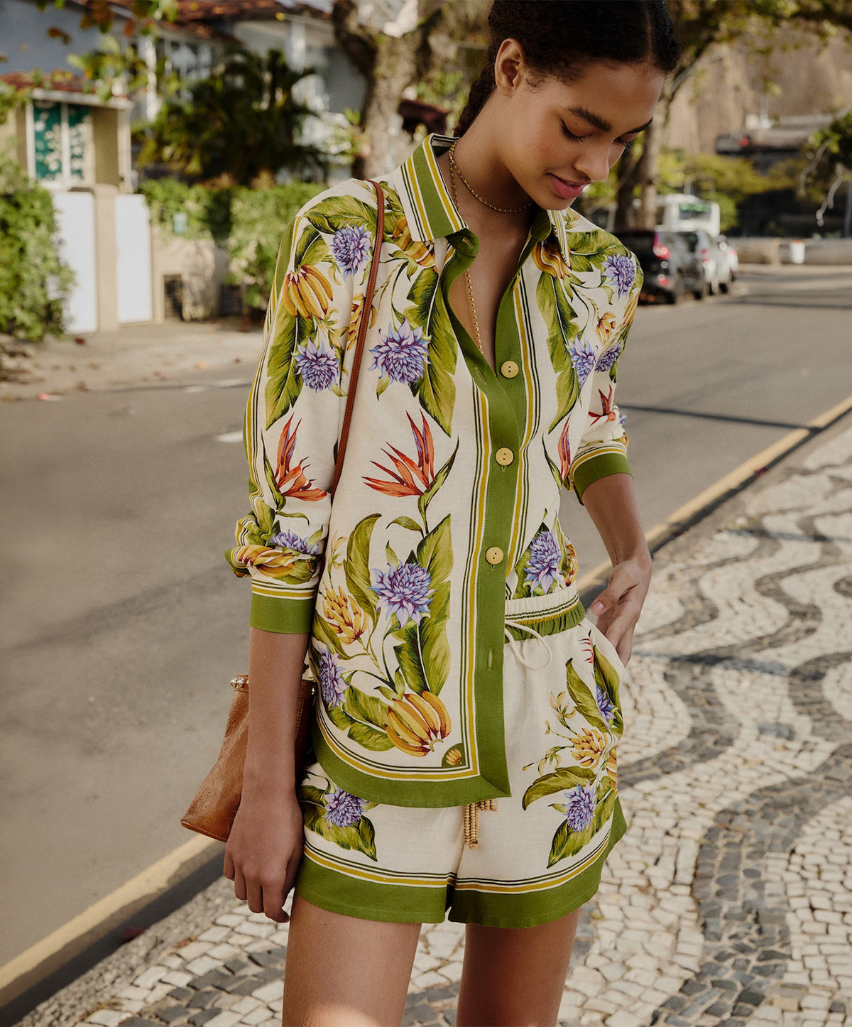 Tropical Scarf Sand Short
