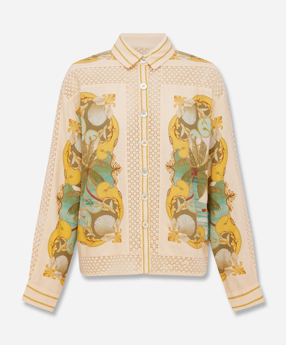 Sand Royal Sea Crochet Shirt