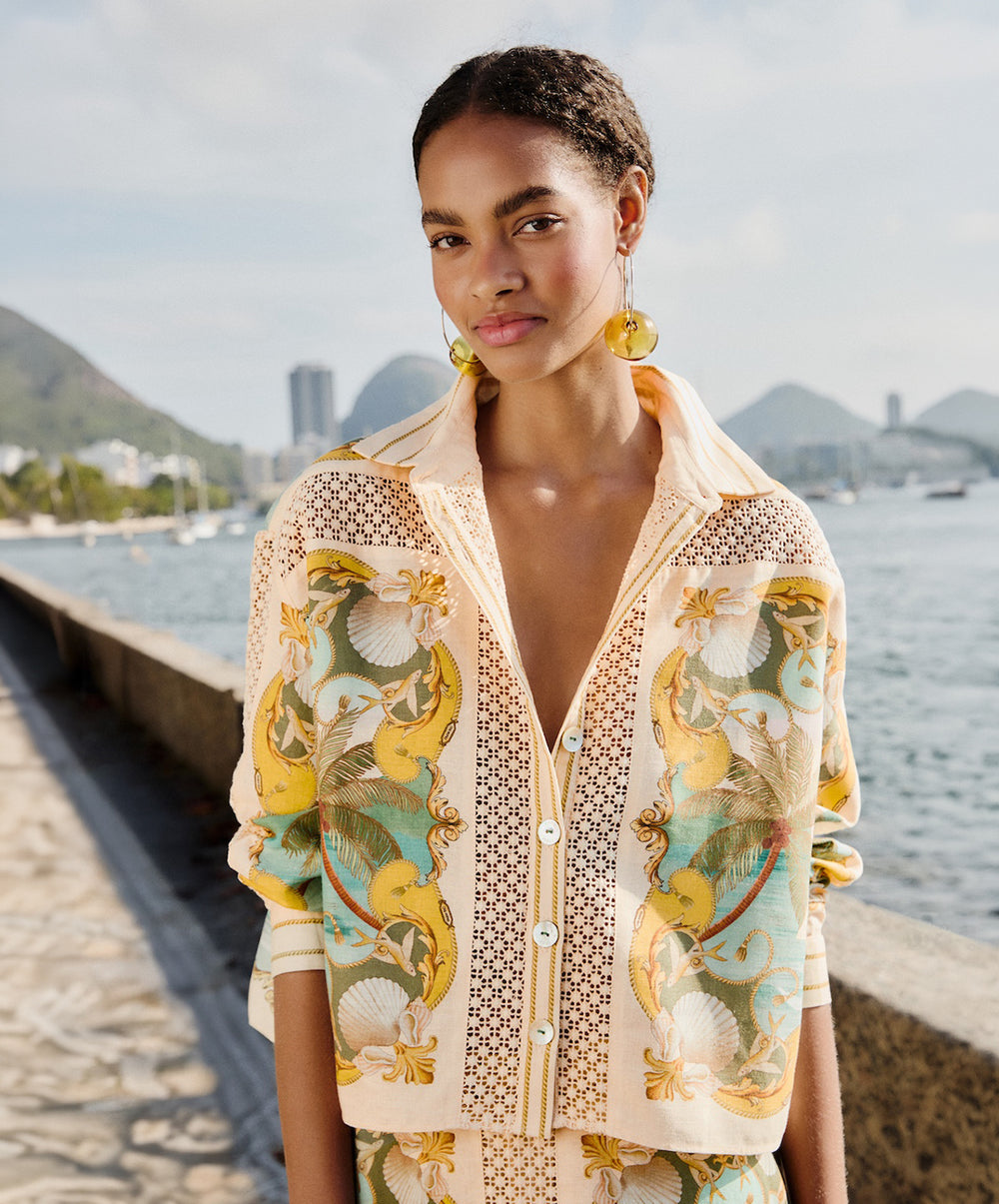 Sand Royal Sea Crochet Shirt