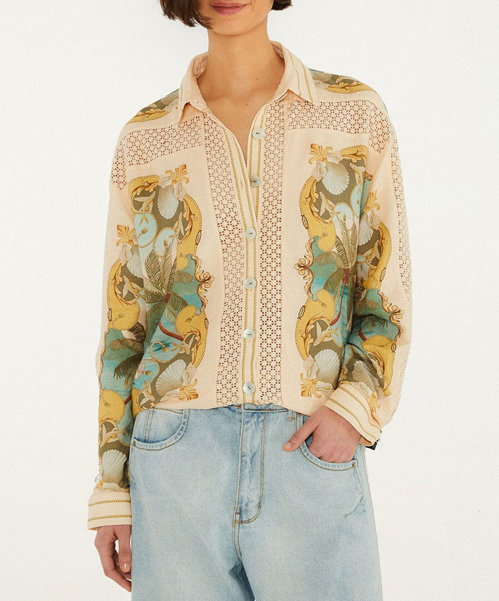 Sand Royal Sea Crochet Shirt