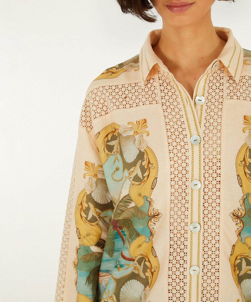 Sand Royal Sea Crochet Shirt