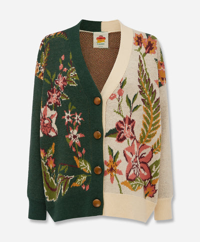 Mixed Nature Knit Cardigan