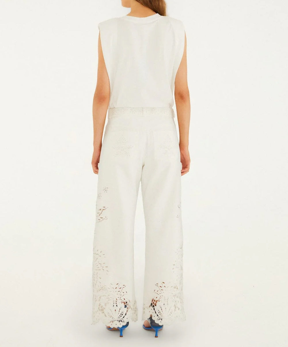Off-White Boho Beauty Richelieu Pants