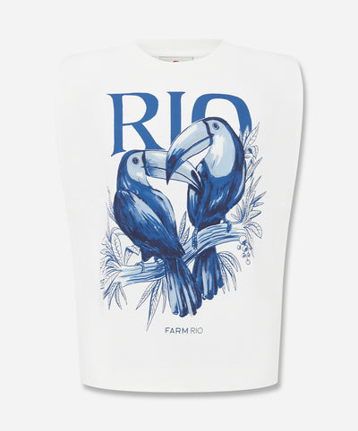 Toucan Rio Shoulder Pads Tank Top