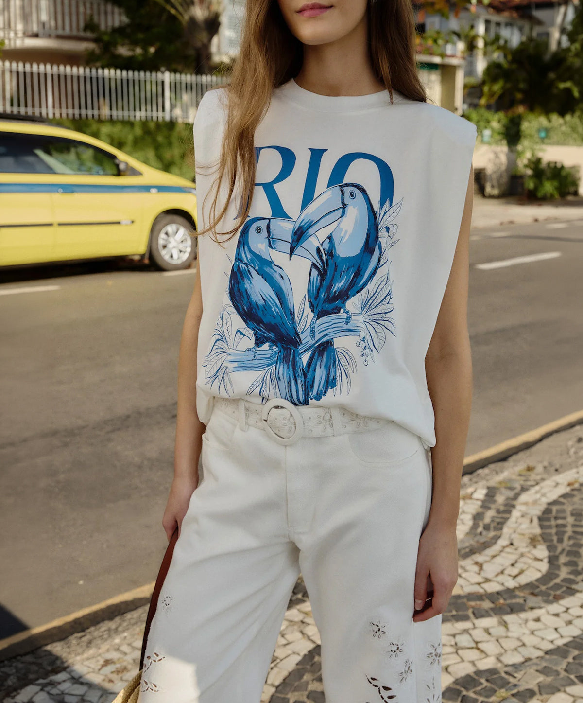 Toucan Rio Shoulder Pads Tank Top