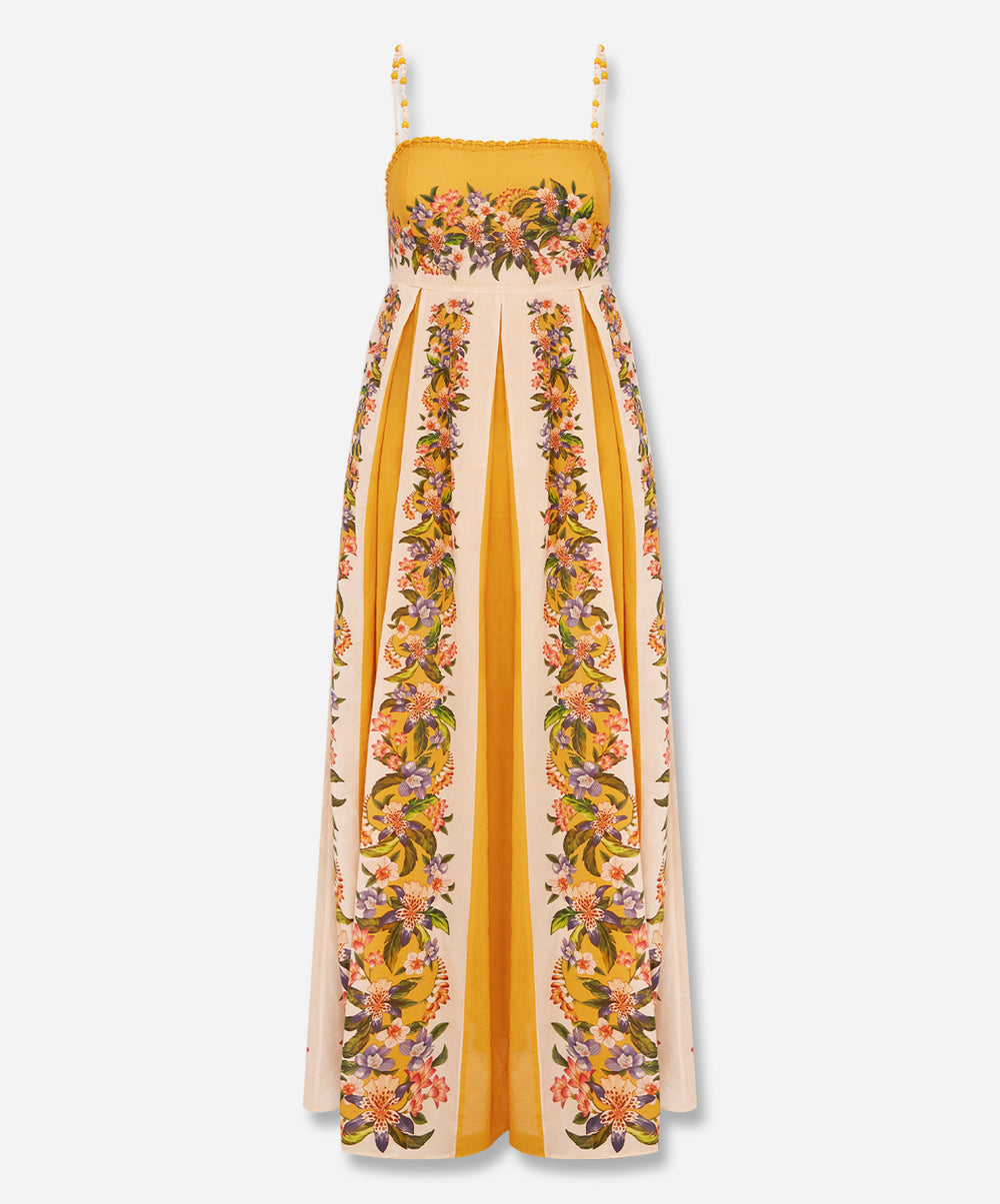 Hilo Stripes Sand Maxi Dress
