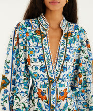 Load image into Gallery viewer, Off-White Flora Tile Maxi Dress