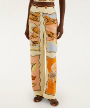 Load image into Gallery viewer, Multicolor Rio Souvenir Scarves Rope Detail Pants