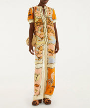 Load image into Gallery viewer, Multicolor Rio Souvenir Scarves Rope Detail Pants