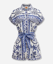 Load image into Gallery viewer, Off-White Wonderful City Belted Romper