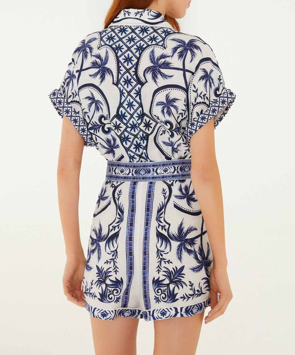 Off-White Wonderful City Belted Romper