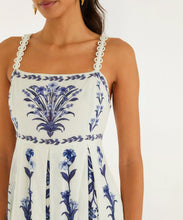 Load image into Gallery viewer, Off-White Flowers Arch Pleats Maxi Dress