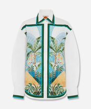 Load image into Gallery viewer, Multicolor Rio Mosaic Collared Buttoned Shirt
