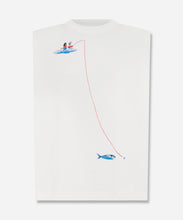 Load image into Gallery viewer, Off-White Fishing Dreams Padded Shoulder T-Shirt