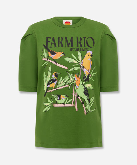 Nature Lovers Puff Sleeve T-Shirt