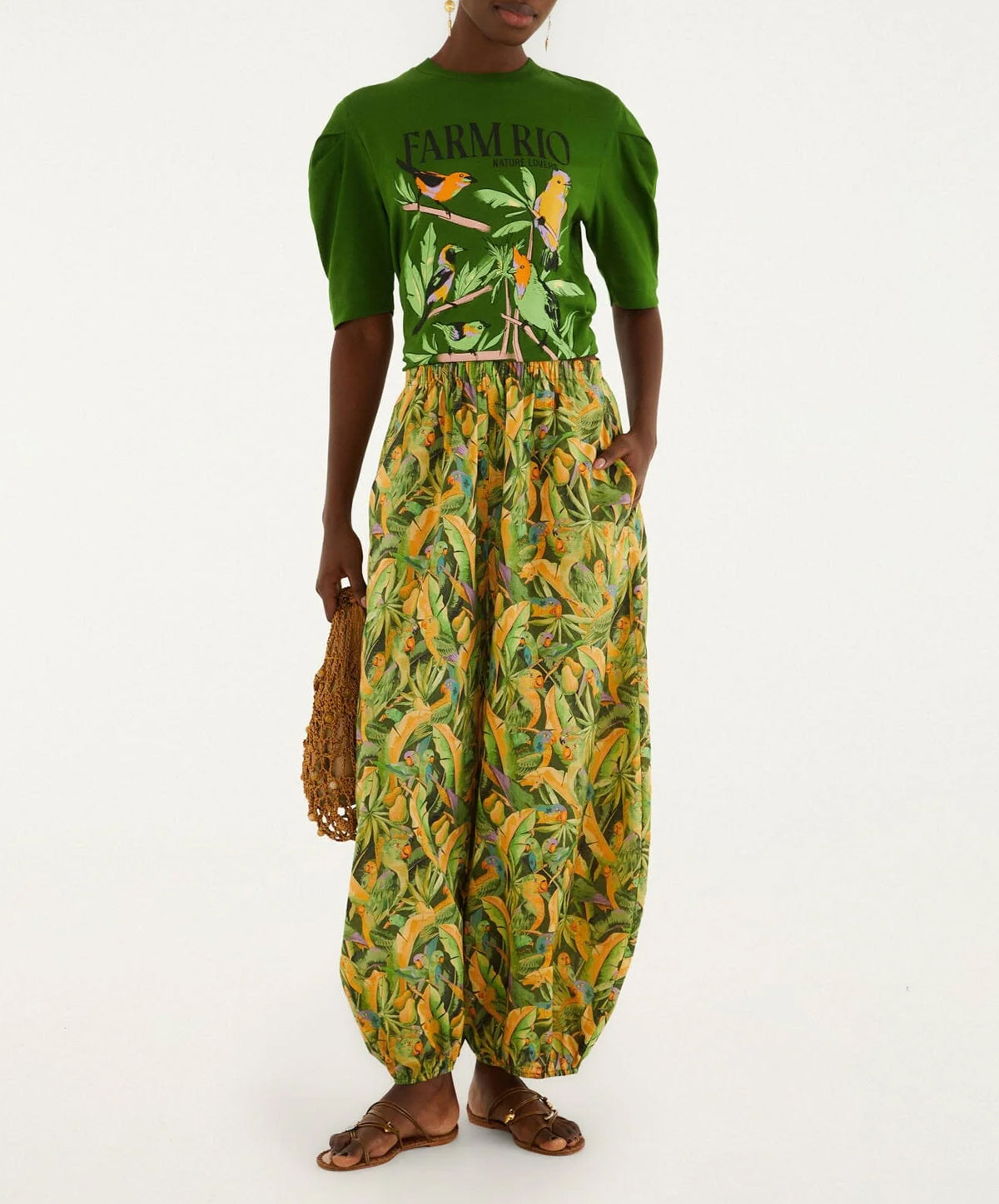Nature Lovers Puff Sleeve T-Shirt