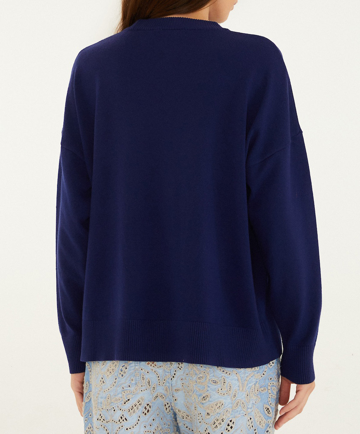 Love Birds Embroidery Sweater