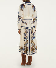 Load image into Gallery viewer, Golden Nature Cream Belt Midi Dress
