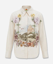 Load image into Gallery viewer, Toile De Rio Off-White Long Sleeve Shirt