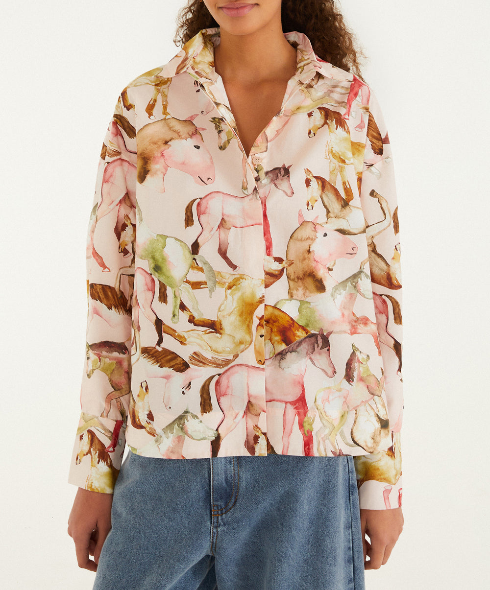 Equestrian Light Pink Shirt