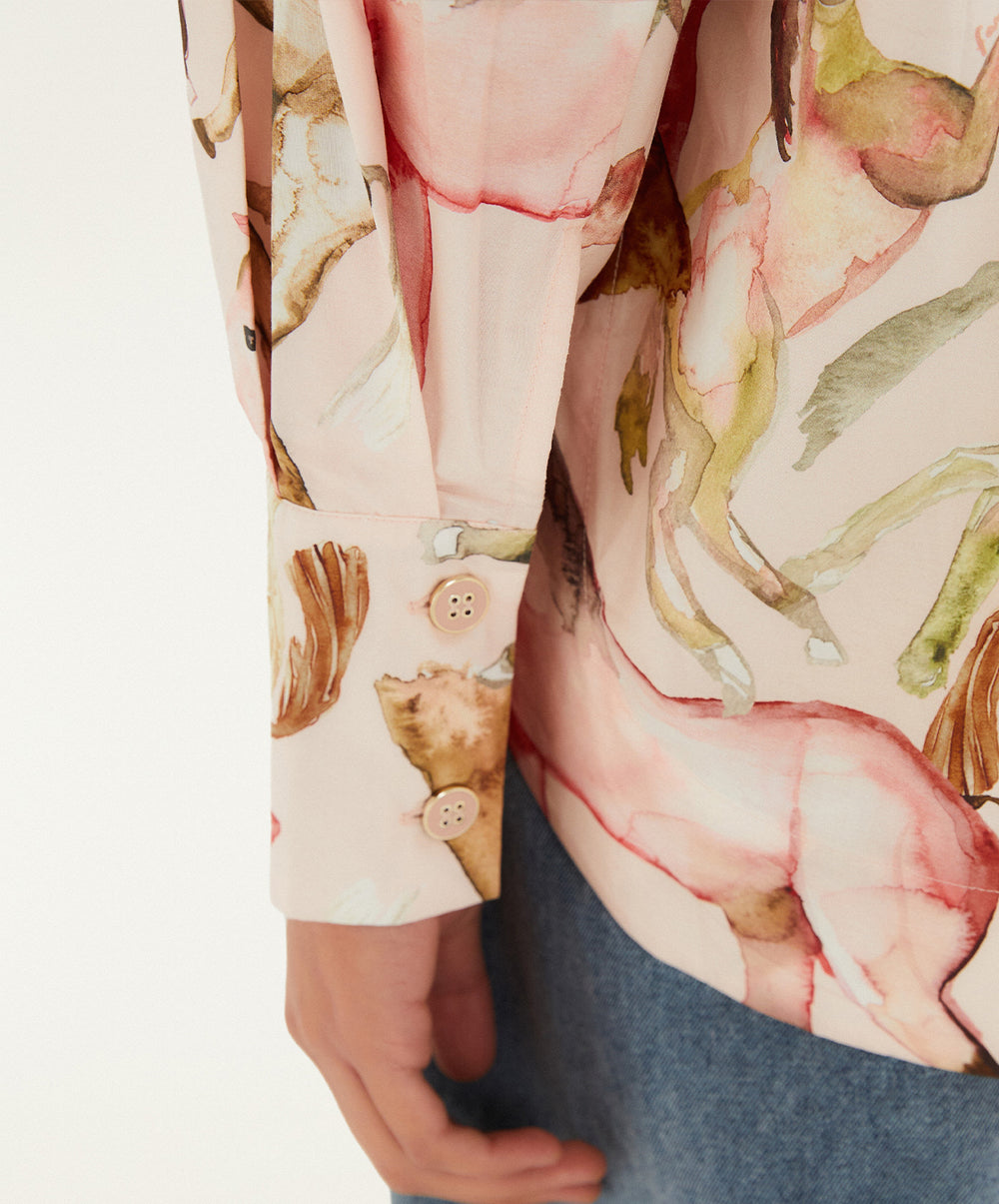 Equestrian Light Pink Shirt